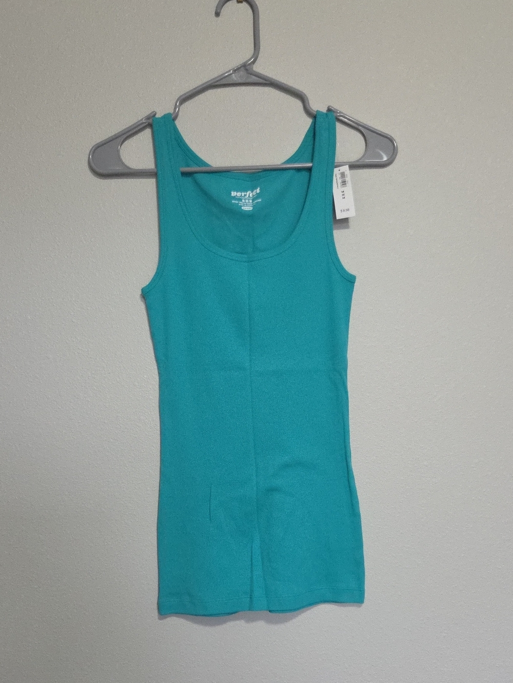 Old Navy Sleeveless Scoop Tank in Teal Blue-Green